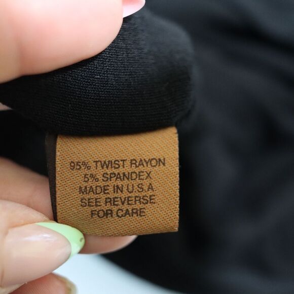 Arden B Black Rouched Going Out Top Blouse Y2K NWT LG - Picture 10 of 12